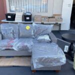 Sofa with side table deals